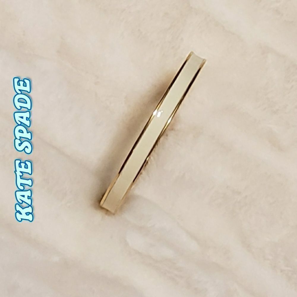 Kate Spade cream enamel bangle